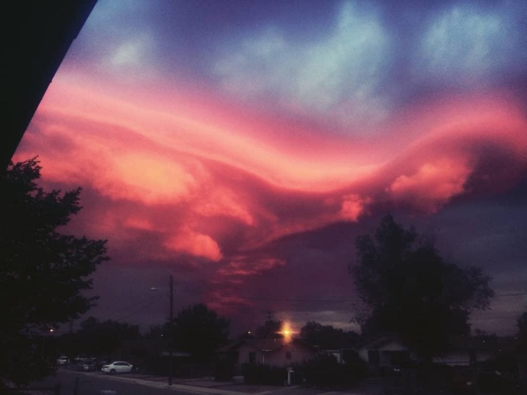 red lenticular clouds gallup new mexico, red lenticular clouds gallup new mexico july 2018, lenticular clouds sunset new mexico pictures, red lenticular clouds gallup new mexico pictures, red lenticular clouds gallup new mexico video