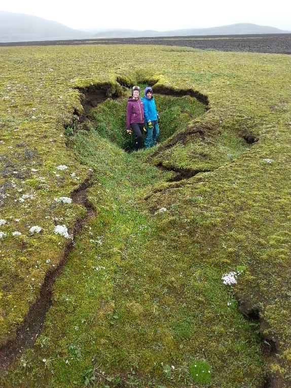 new rifts cracks and sinkholes iceland volcano