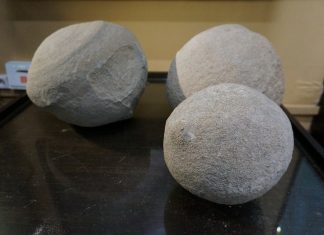 mysterious stone balls russia, mysterious stone balls russia coal mine, miners discover mysterious stone balls russia
