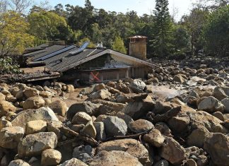 debris flow montecito, fire-flood california, california natural disaster