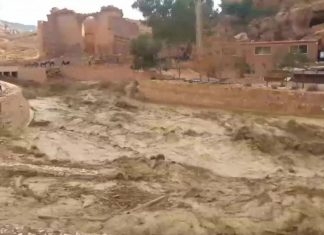 petra flash floods, petra flash floods video, petra flash floods picture, Ancient city of Petra hit by insane flash floods killing at least 12 in Jordan