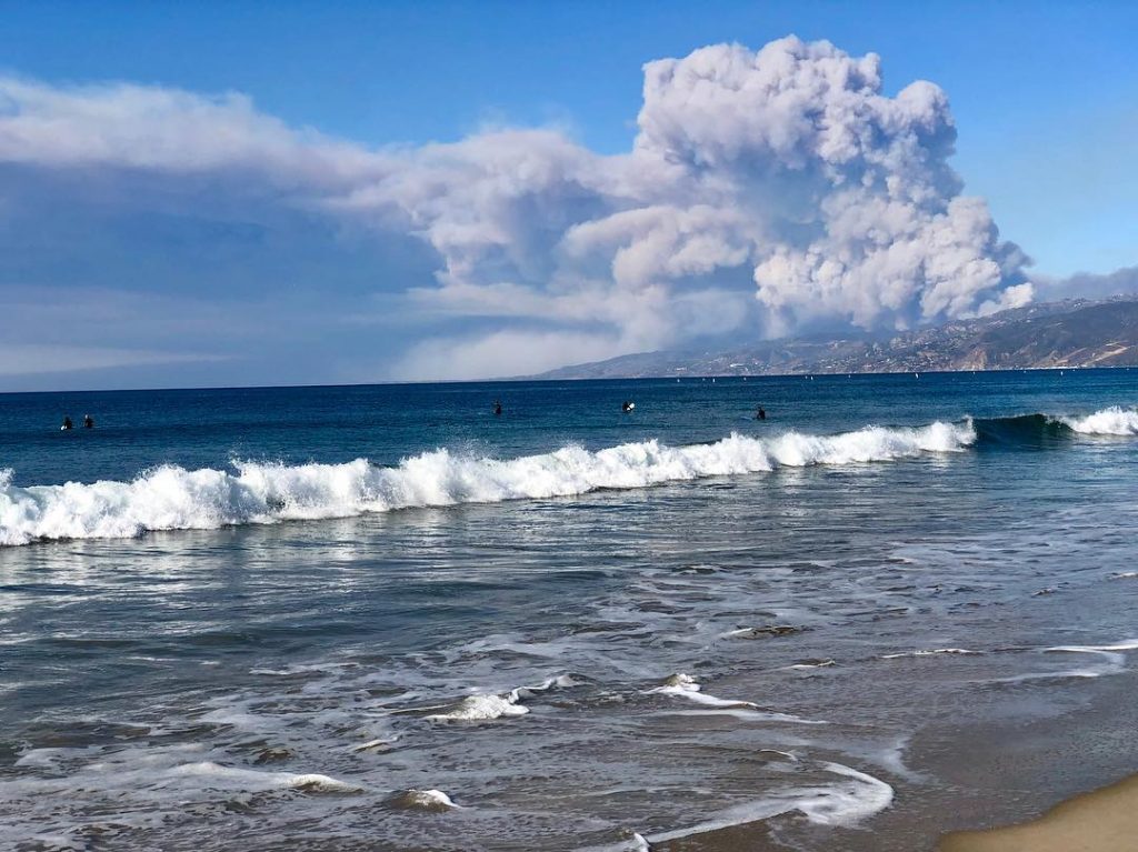 smoke california volcanic eruption, california fires, socal fires november 2018