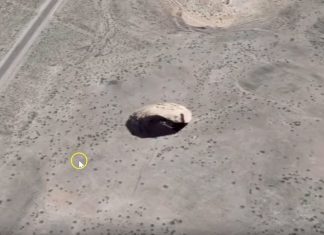 mysterious round hole area 51, mysterious round hole area 51 video, strange things area 51, area 51 aliens