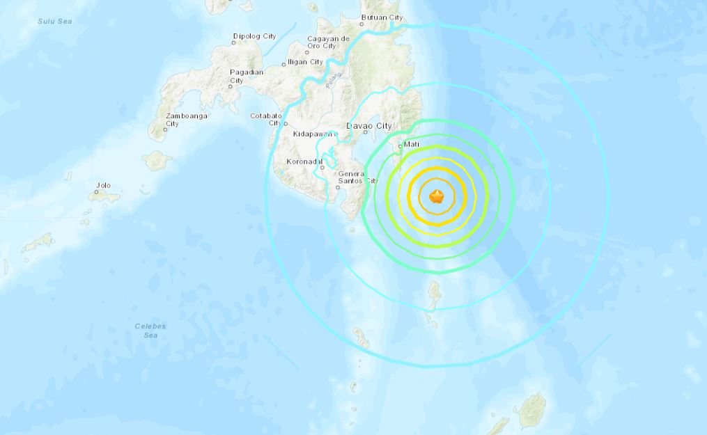 philippines earthquake, strong earthquake philippines, strong earthquake philippines dec 29 2018, strong earthquake philippines map