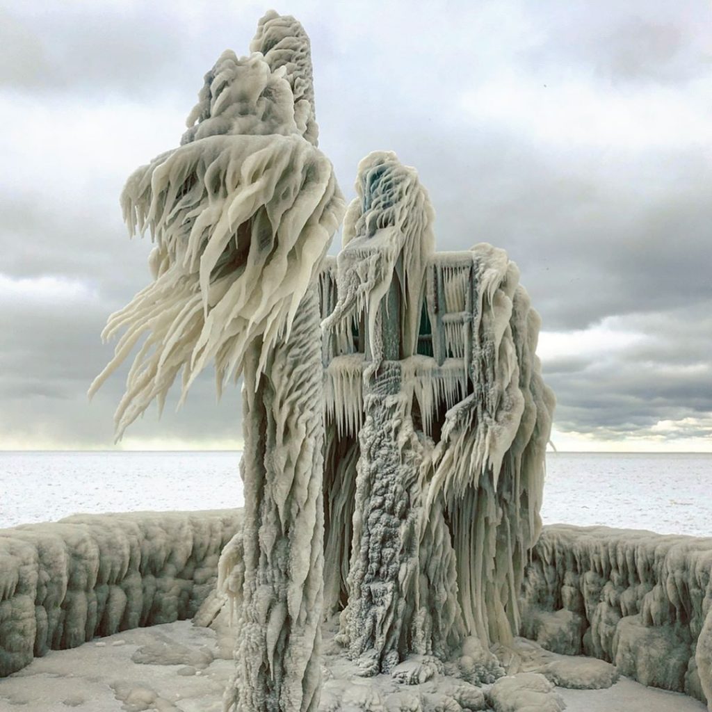 ice sculptures lake erie, ice sculptures lake erie january 2019, ice sculptures lake erie pictures, ice sculptures lake erie video
