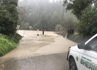 floods russian river guernevill california, atmospheric river california february 27 2019, floods guerneville california, rain northern california