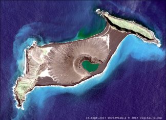 hunga tonga new volcanic island