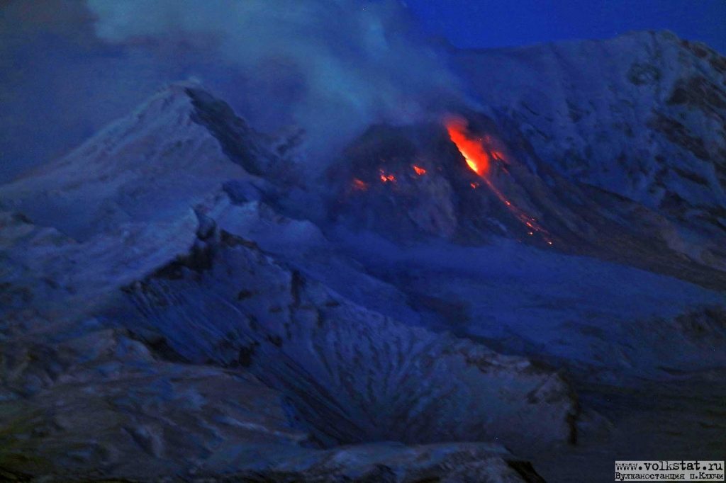 sheveluch volcano eruption feb 2019