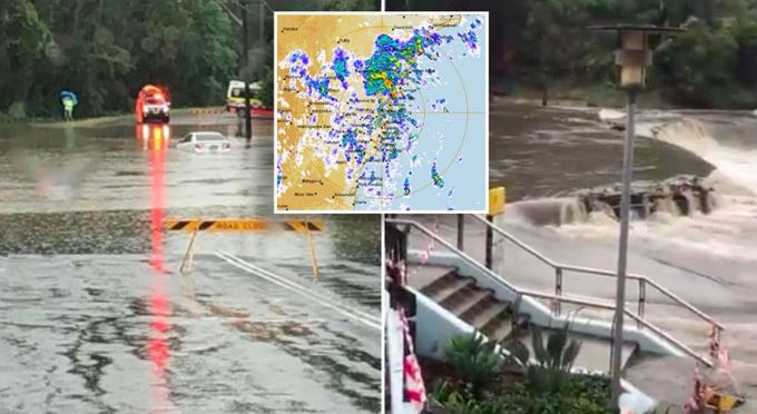sydney rain flash flooding, sydney rain flash flooding video, sydney rain flash flooding pictures