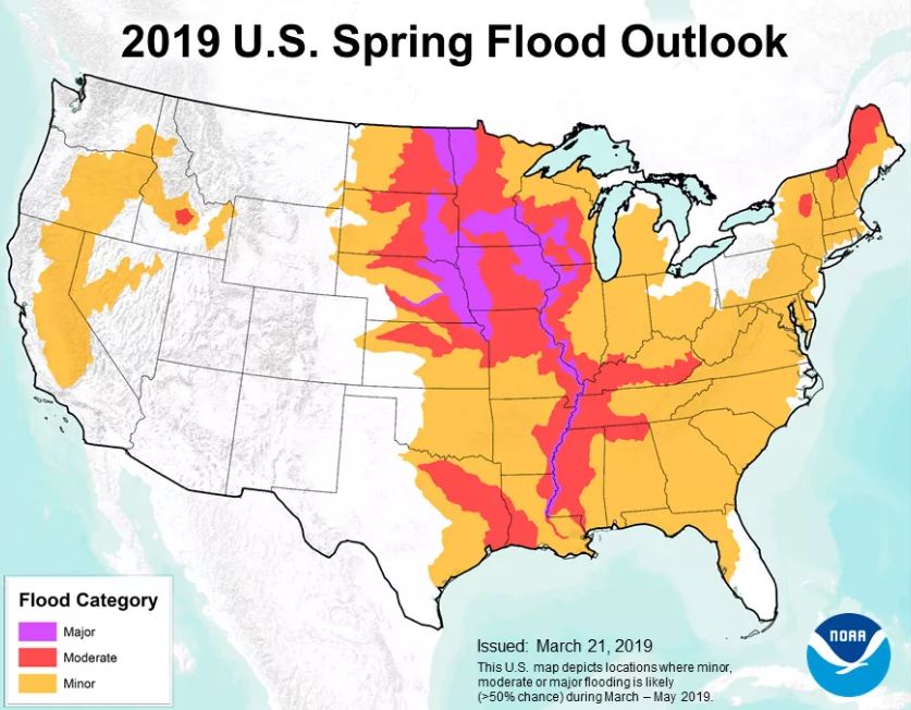 us spring floods outlook until July 2019, us spring floods outlook until July 2019 maps, us spring floods outlook until July 2019 video