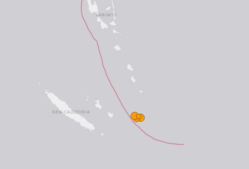 3 strong earthquakes hit New Caledonia may 19 2019, 3 strong earthquakes hit New Caledonia may 19 2019 map, 3 strong earthquakes hit New Caledonia may 19 2019 photo