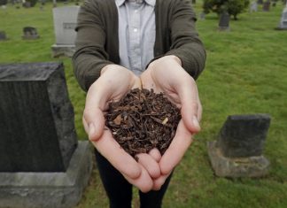 human composting washington, human composting washington video, human composting washington may 21 2019, Washington becomes first U.S. state to legalize human composting as alternative to burial/cremation