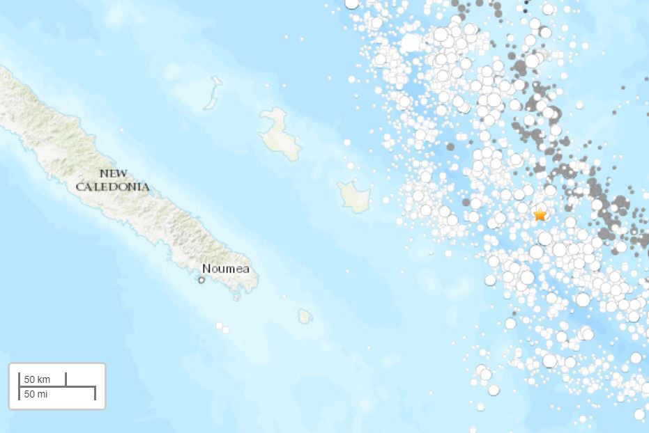 series of strong earthquakes new caledonia, series of strong earthquakes new caledonia may 19 2019, series of strong earthquakes new caledonia map