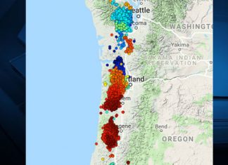 small tremors along west coast could lead to cascadia big one, cascadia slow slip event, numerous earthquakes us west coast
