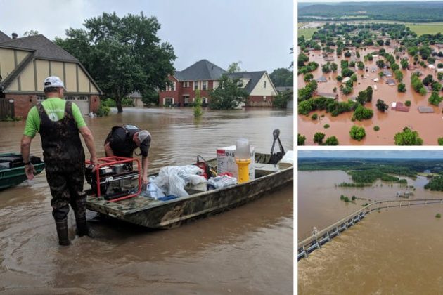 Us Flooding Crisis Two New Levee Breaches Along The Swollen Arkansas 