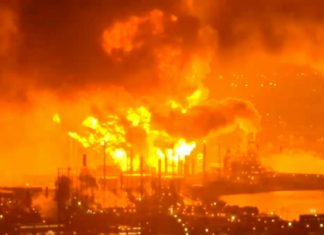 Philadelphia refinery explosion visible from space, Philadelphia refinery explosion visible from space video, Philadelphia refinery explosion visible from space pictures, Philadelphia refinery explosion shoots fireball visible from space