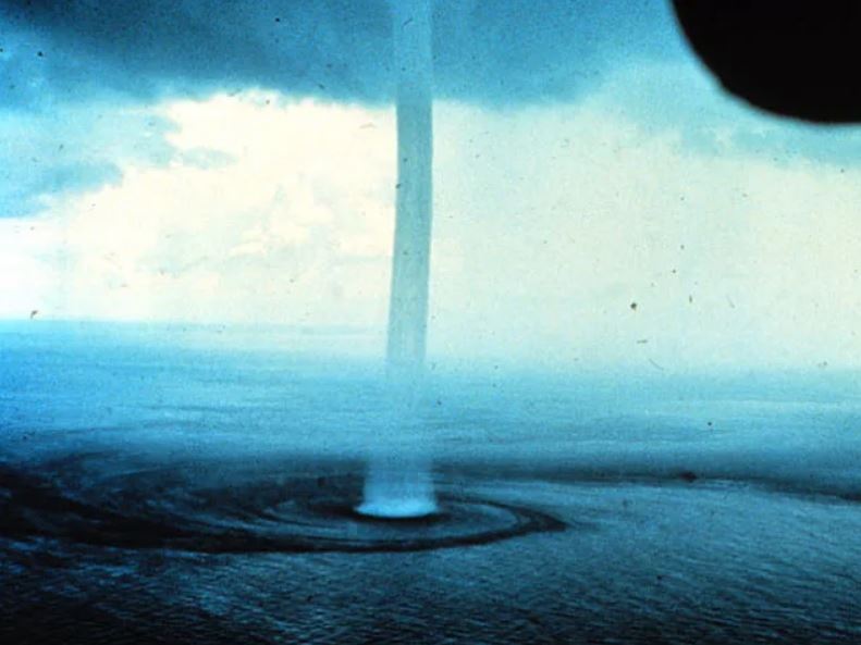 The currently favored explanation for animal precipitation involves waterspouts