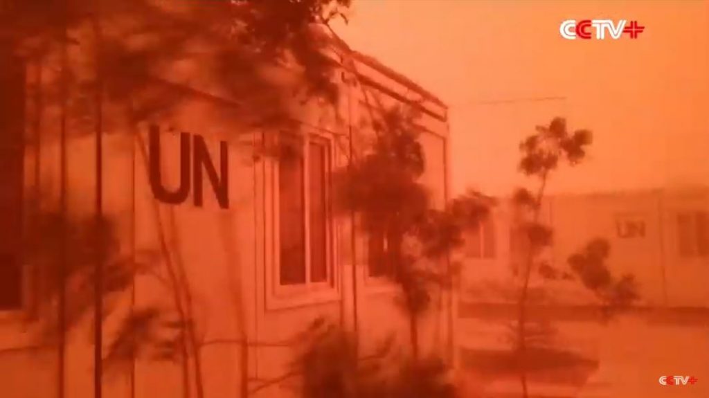 Blood red sandstorm engulfs UN base in Mali, Blood red sandstorm engulfs UN base in Mali video, Blood red sandstorm engulfs UN base in Mali pictures, Blood red sandstorm engulfs UN base in Mali june 2019