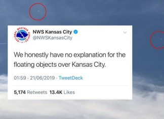 ufo alien spaceships float over Kansas City, darpa tests above kansas city, what are these 2 orbs over kansas city, mysterious balloons float above kansas city