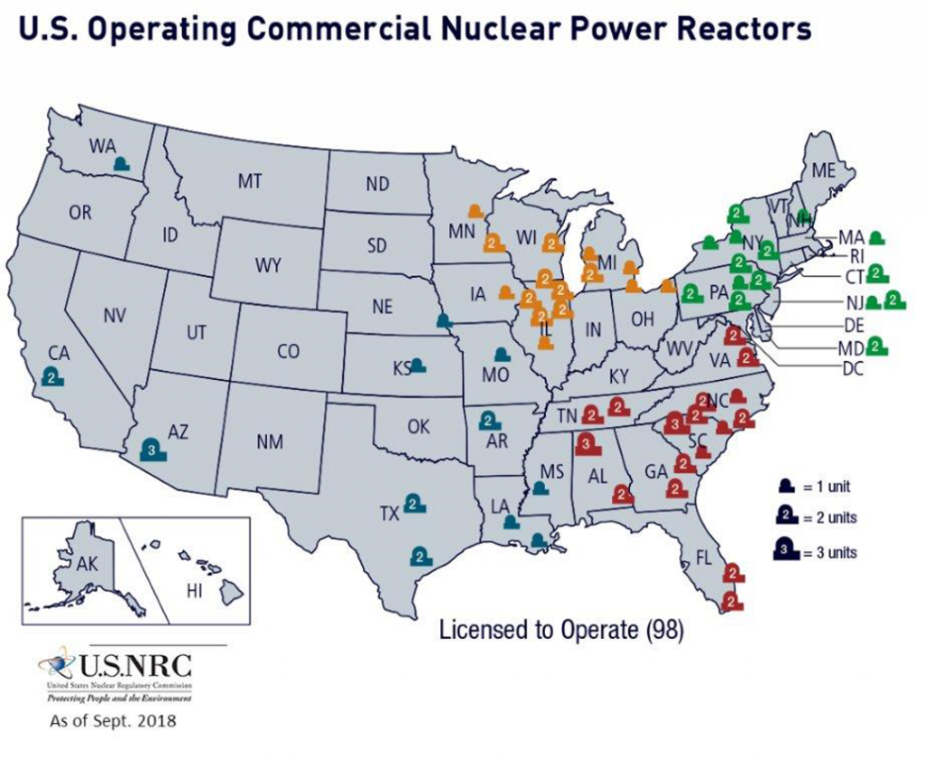 Map operating nuclear power reactor sites usa, operating nuclear power reactor sites usa map, nuclear disposal sites in the USA