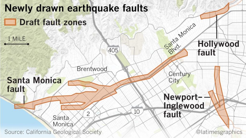 Fault lines in Los Angeles, LA fault lines, Fault lines in Los Angeles Los Angeles earthquake faults