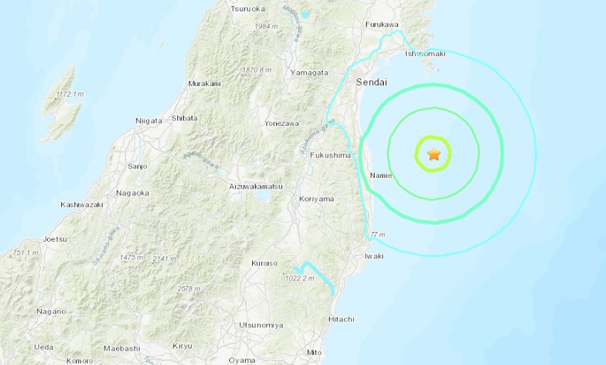 A M6.3 earthquake hit off Fukushima, Japan on August 4 2019, A M6.3 earthquake hit off Fukushima, Japan on August 4 2019 map, A M6.3 earthquake hit off Fukushima, Japan on August 4 2019 video