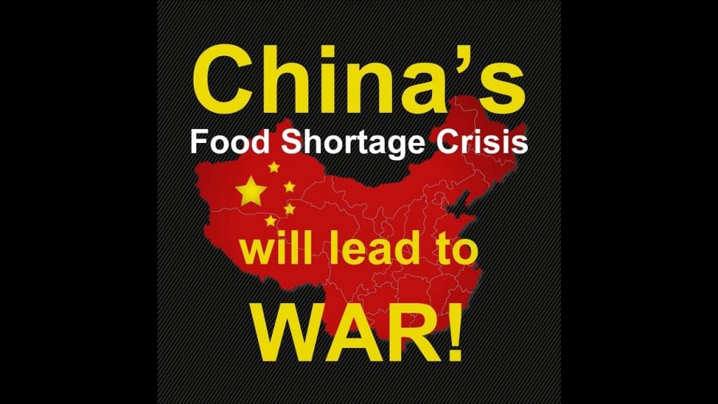 china food crisis, food prices rising china, China food shortage crisis war will lead to war