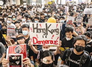 hongkong airport protest, all flights cancelled hongkong
