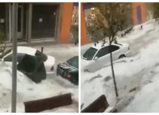 Apocalyptic hail storms and flooding wreak havoc in Madrid, hail storm madrid, madrid hailstorm, madrid flooding video, madrid hailstorm video, madrid hailstorm video august 2019