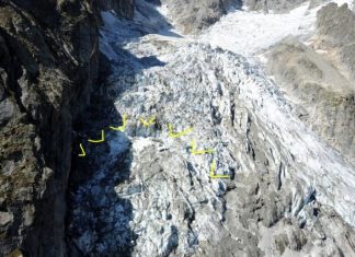 Mont Blanc glacier at risk of collapse mont blanc glacier collapse, glacier collapse mont blanc