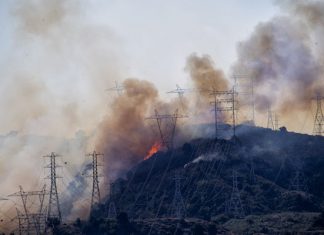 california fires blackouts, manmade blackouts california fires, California is burning in the dark