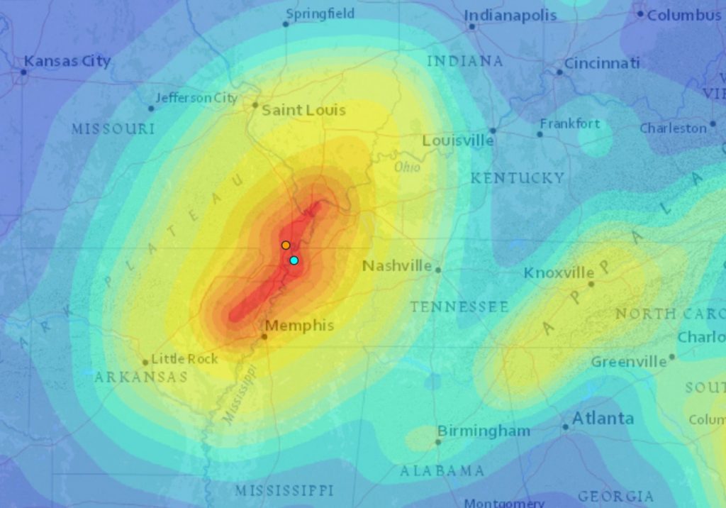 New Madrid Seimic Zone earthquakes in October 2019, New Madrid Seimic Zone earthquakes in October, continuous New Madrid Seimic Zone earthquakes in October 2019