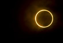 Annualr solar eclipse or ring of fire eclipse of the sun on December 26 2019