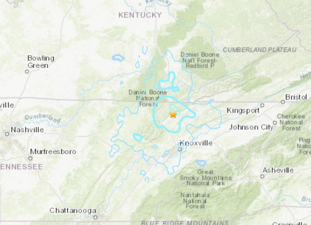 M3.8 earthquake rattles East Tennessee and southern Kentucky Seventh