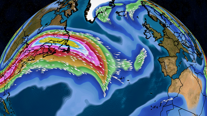 Storm Ciara, Storm Ciara map, Storm Ciara forecast, Storm Ciara winds, Storm Ciara waves, Storm Ciara impacts ireland and uk