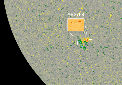 first sunspot of Solar Cycle 25, map of the first sunspot of Solar Cycle 25, first sunspot of Solar Cycle 25 video, first sunspot of Solar Cycle 25 picture, first sunspot of Solar Cycle 25 march 2020