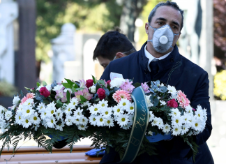 Coronavirus deaths are so high in Italy that some places have a waiting list for burials and funerals are happening with no family members there
