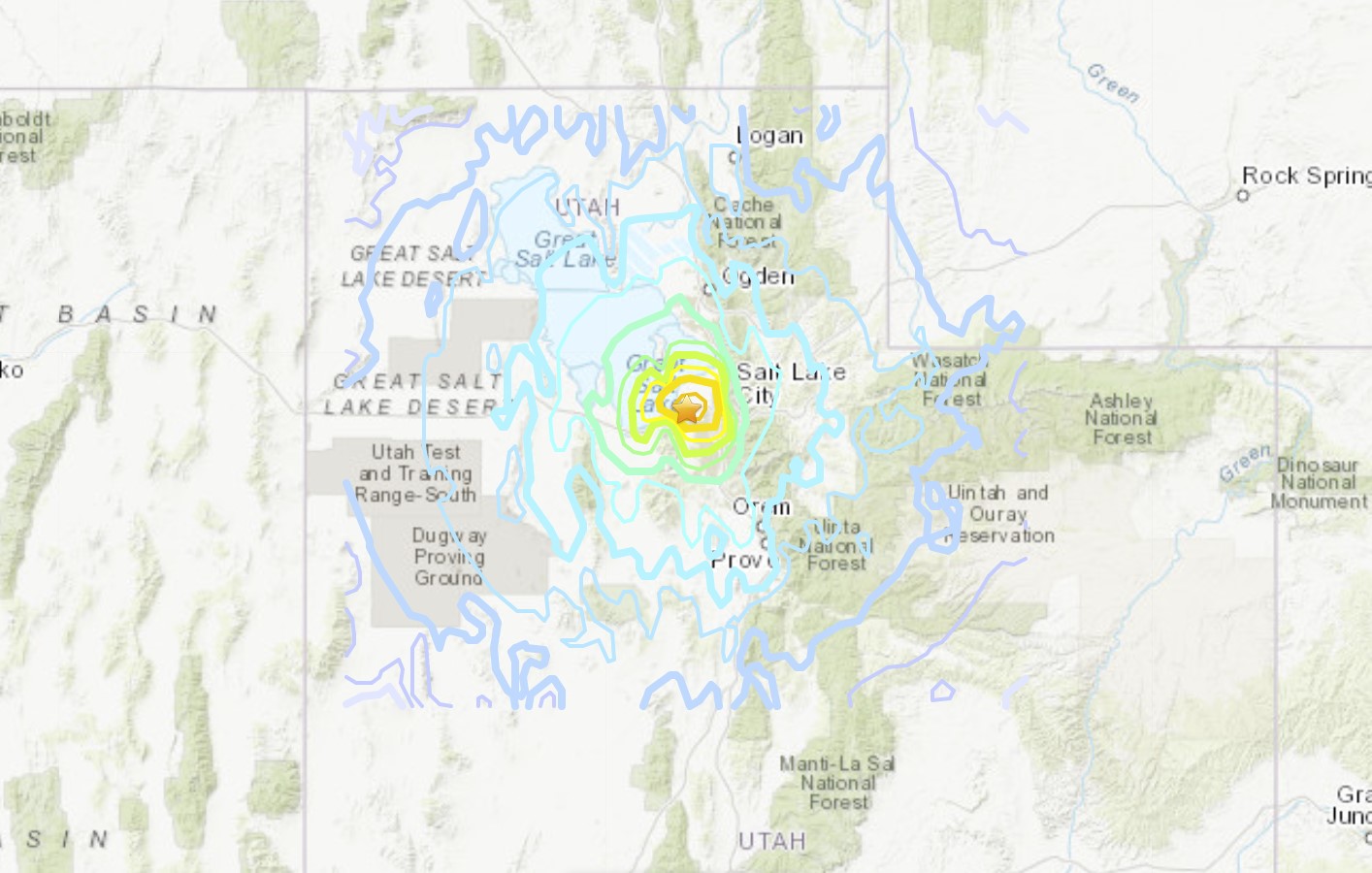 M5.7 earthquake shakes Utah on March 18, 2020 - Largest earthquake since 1992 - Strange Sounds