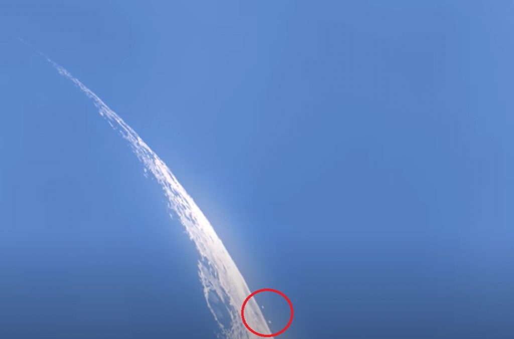 strange objects moon 2020, strange objects april supermoon 2020, What are these strange objects flying close to the moon?