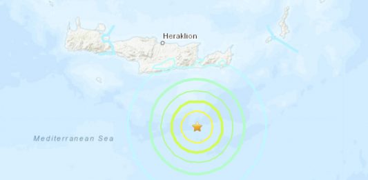 greece earthquake may 2 2020, greece earthquake may 2 2020 video, greece earthquake may 2 2020 pictures, Powerful M6.6 earthquake hits off Crete