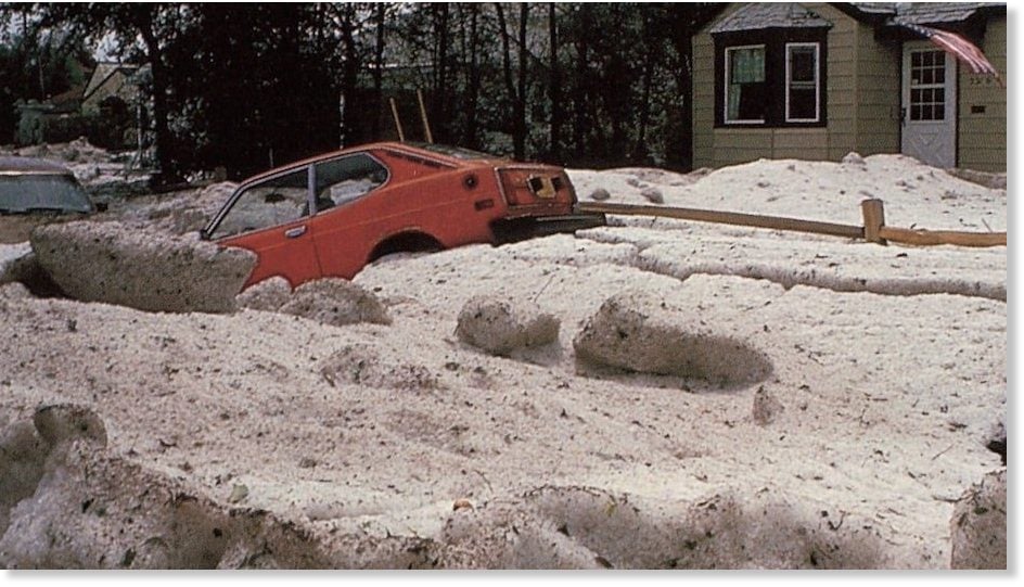 largest hailstones and hail records in the US