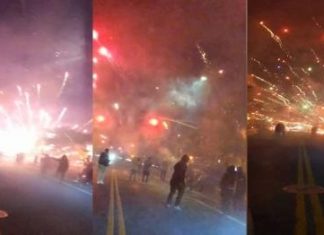 Mystery fireworks are being reported late at night in cities all over the country. Nobody seems to know why.