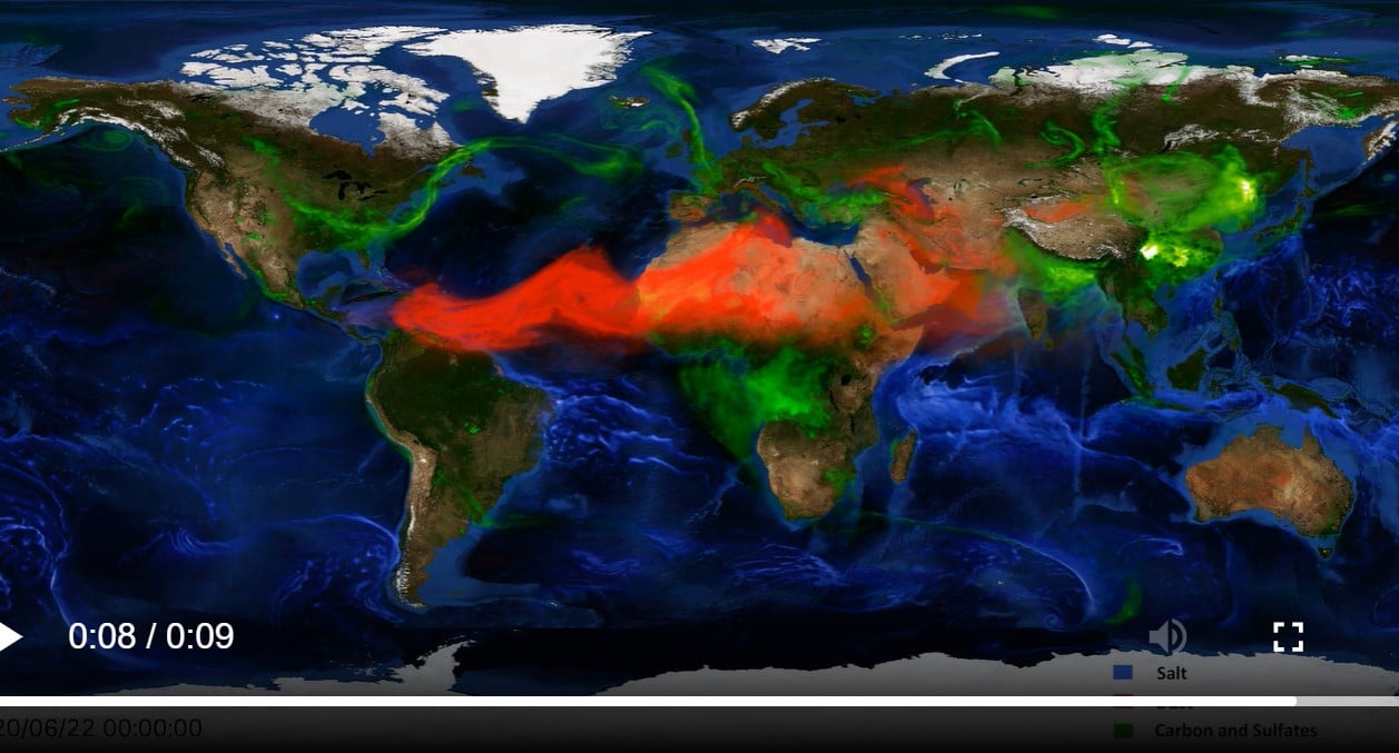 Here comes the Sahara dust again! Enormous cloud of sand from Africa's ...