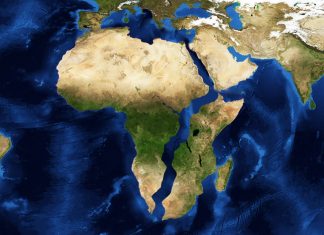 new ocean forms in Africa, africa sslipping apart, new ocean forms in continent video