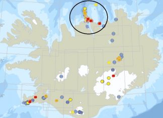 earthquake swarm iceland 2020, More than 13,000 earthquakes hit NE of Siglufjörður in the largest seismic swarm in 40 years in the area