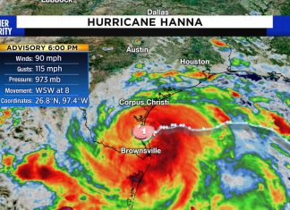 hurricane Hanna Texas landfall, hurricane Hanna Texas landfall video, hurricane Hanna Texas landfall pictures, hurricane Hanna Texas landfall july 2020