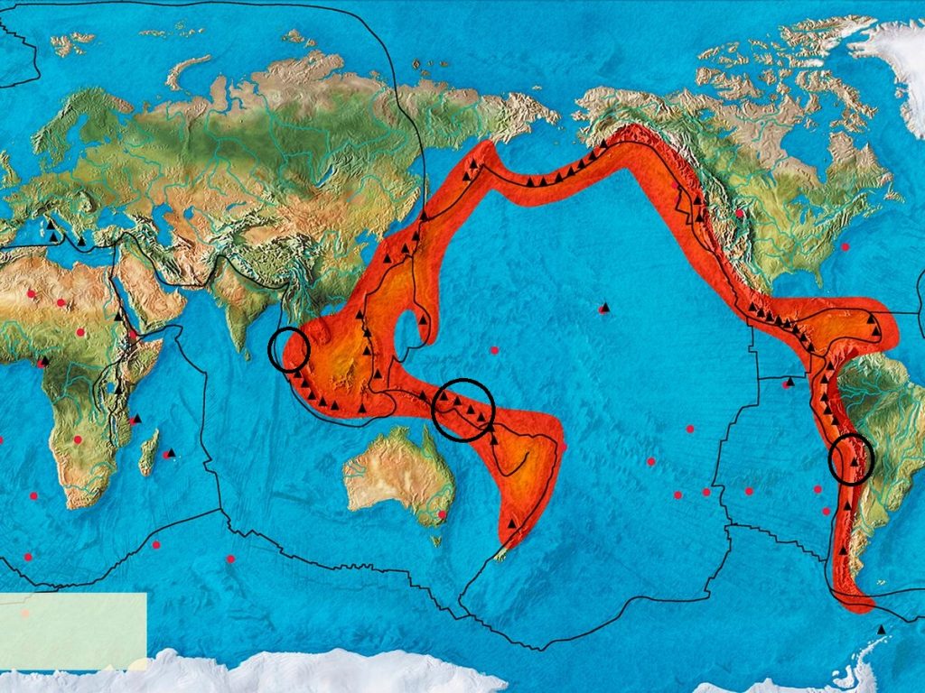 3 strong earthquakes (M7.0, M6.0, M6.1) hit the ring of fire on July 17