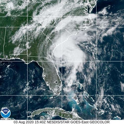 Tropical storm Isaias,Tropical storm Isaias will likely strengthen to a hurricane before hitting the Carolinas