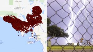 lightning south australia, wild weather south australia, More than 120,000 lightning strikes lit up the night sky over South Australia leaving 19,000 people in the dark