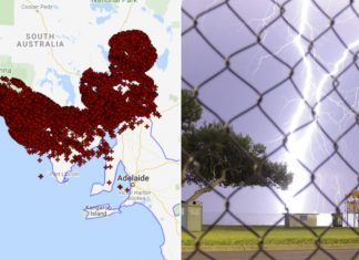 lightning south australia, wild weather south australia, More than 120,000 lightning strikes lit up the night sky over South Australia leaving 19,000 people in the dark